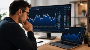 Inversor revisando la cotización de Grifols antes de comprar acciones.