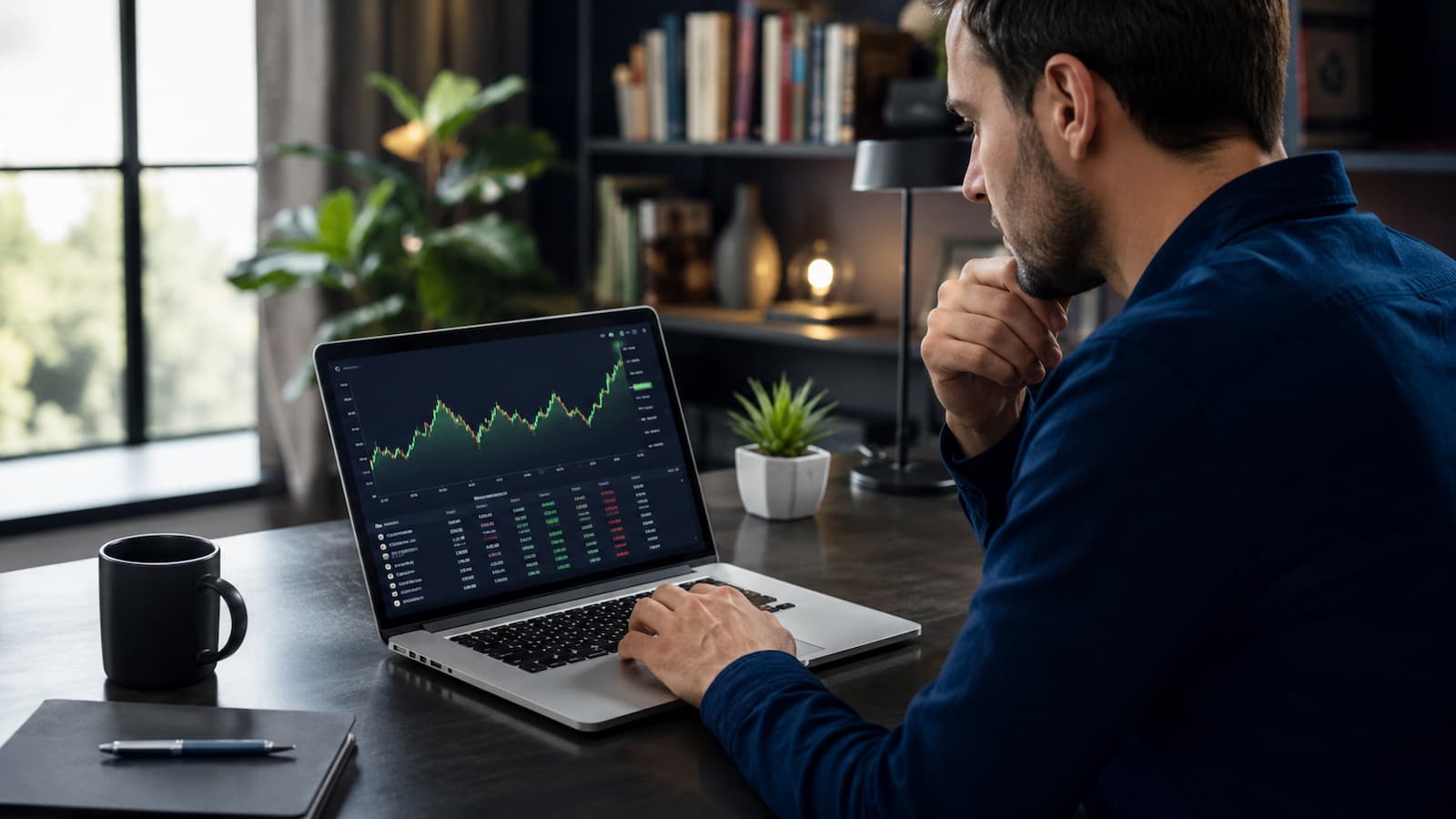 Inversor revisando si Fidelity cotiza en bolsa antes de comprar acciones