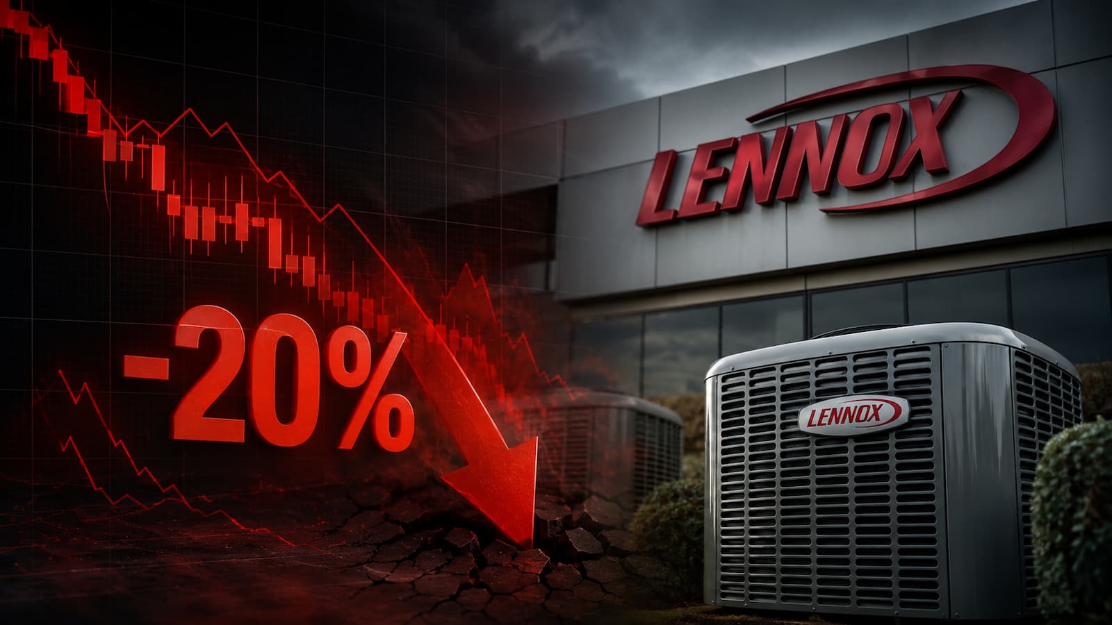 Lennox cae un 20% tras recortar previsiones.