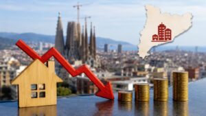 Los notarios constatan el freno en Cataluña.