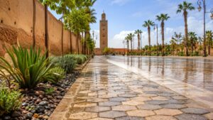 Marruecos cambia el asfalto por pavimentos permeables
