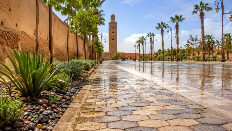 Marruecos cambia el asfalto por pavimentos permeables