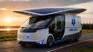Nace en Europa la primera ambulancia solar del mundo.