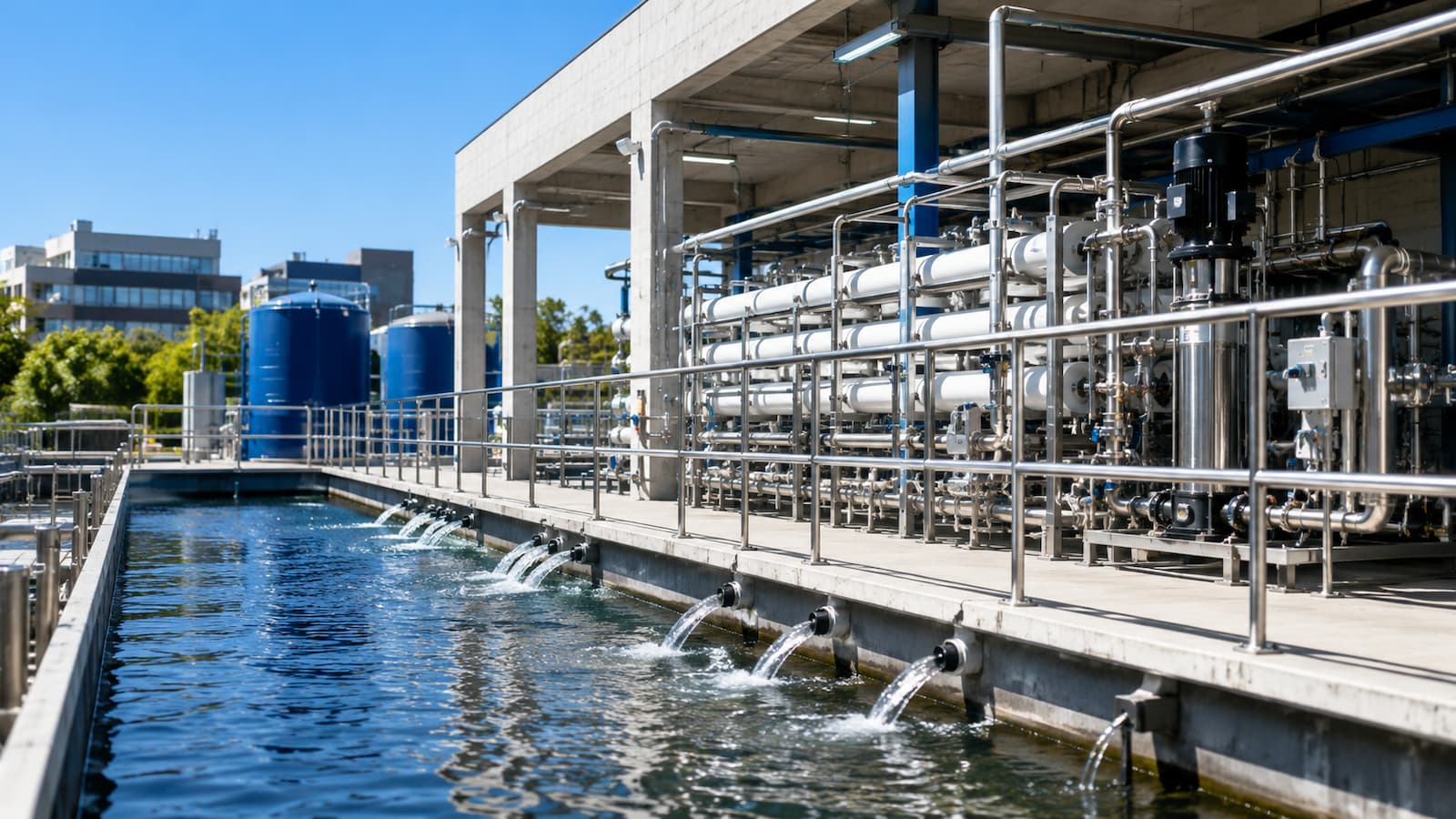 Nueva potabilizadora de agua freática en Sabadell.