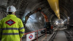 Obras de ampliación de la Línea 11 de Metro de Madrid