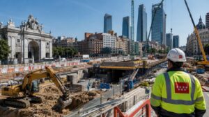 Obras públicas en Madrid con plazos bajo presión para 2026