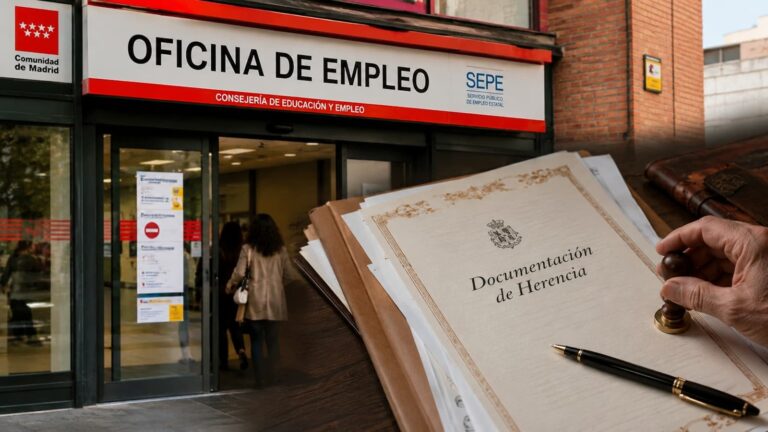 Oficina del SEPE y documentación de una herencia en Madrid