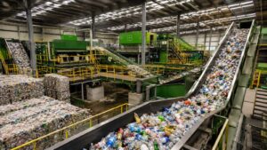Planta de tratamiento de residuos y envases en Zaragoza.