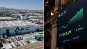 Planta industrial de Prefabricados Delta en Puente GenilBolsa de Madrid con el Ibex 35 cerca de los 20.000 puntos