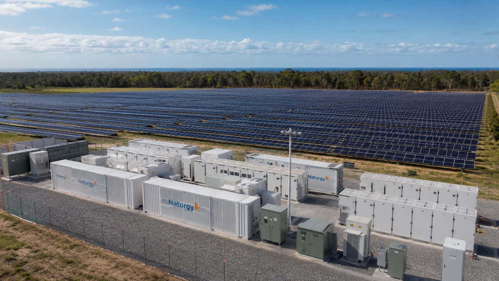 Planta solar con baterías de Naturgy en Fraser Coast Australia