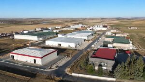 Polígono industrial Los Hitales en Bernuy de Porreros Segovia