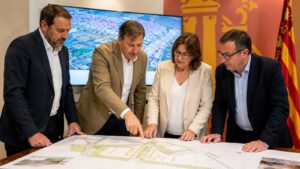 Presentación del acuerdo para urbanizar el PAI de la carretera de Albalat en Alzira.