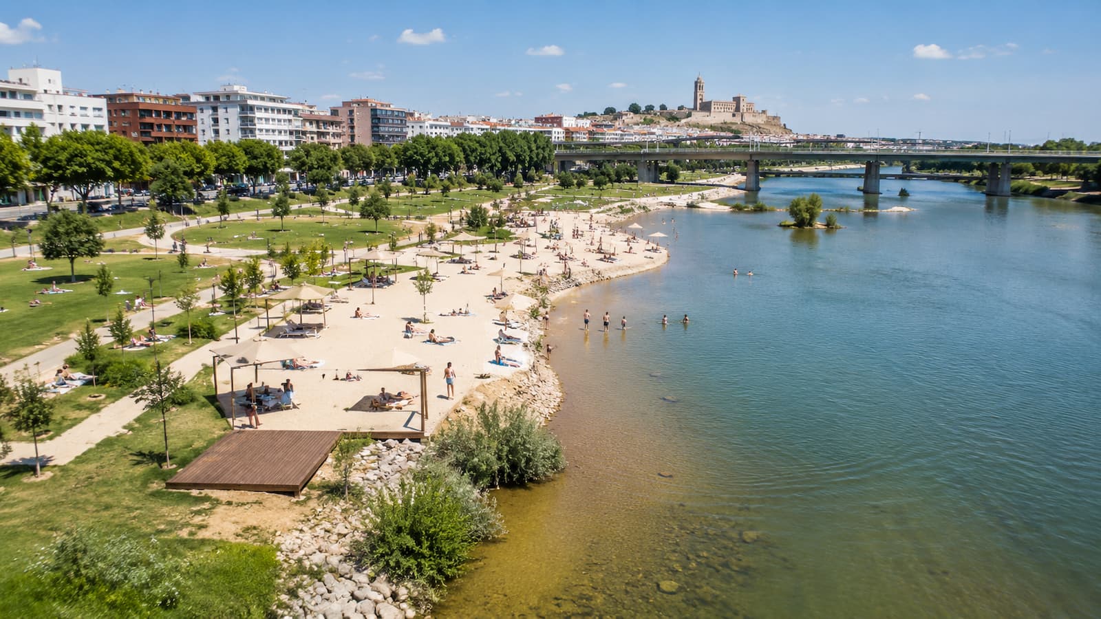 Presentación del proyecto de las Playas de Lleida junto al río Segre