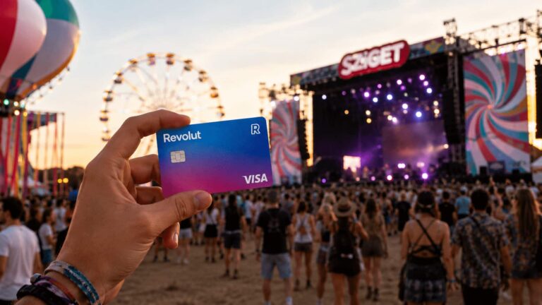 Promoción de Revolut vinculada a Sziget Festival 2026.