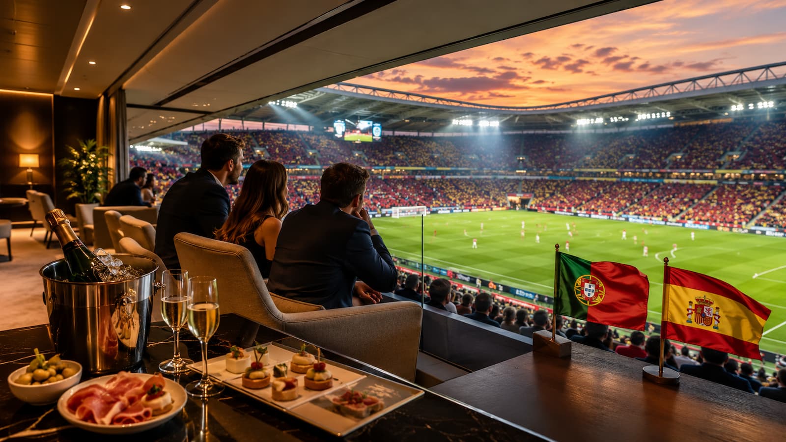 Qué cambia entre entrada reventa y hospitality para el Portugal España