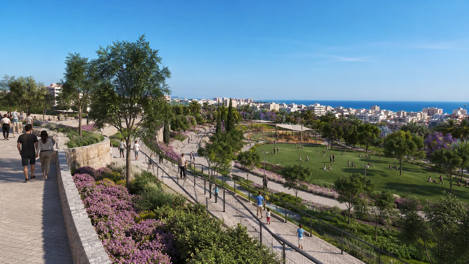 Recreación del futuro Parque Urbano Alto de la Casilla de Torrevieja adjudicado por 10 37 millones de euros.
