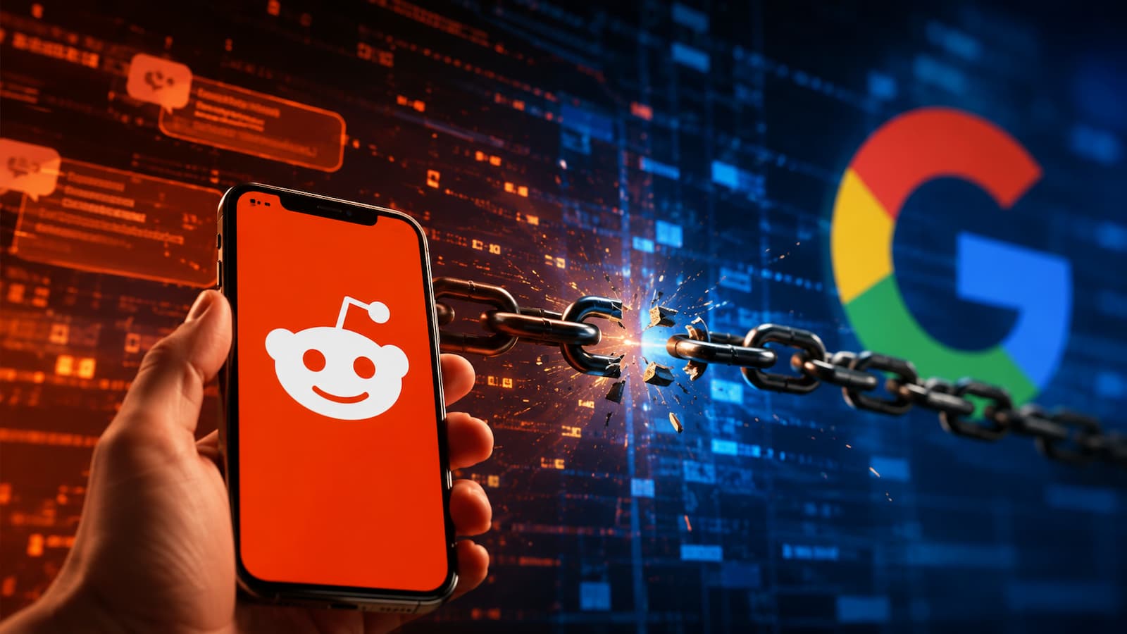 Reddit puede cortar a Google sus datos para IA
