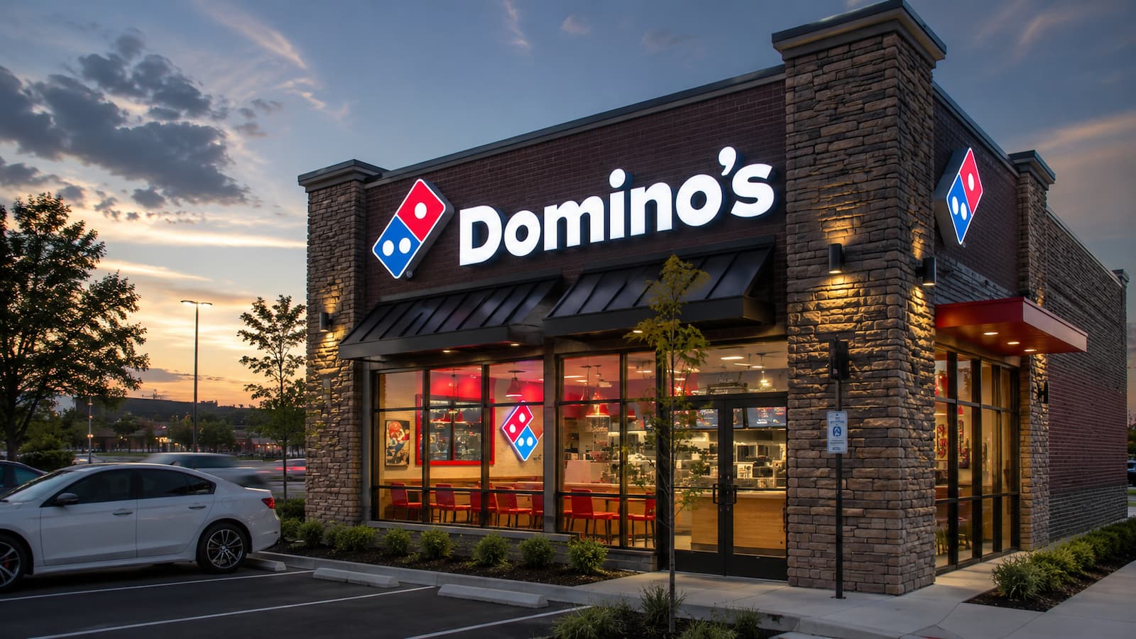 Restaurante Domino’s Pizza en Estados Unidos.