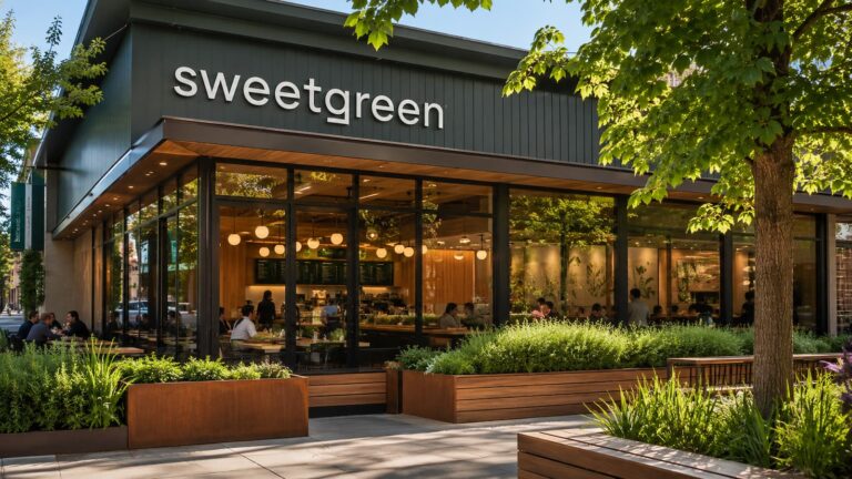 Restaurante de Sweetgreen en EE. UU. compañía cotizada en la Bolsa de Nueva York.