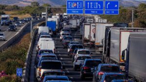 Retenciones en la AP 7 eje clave del transporte entre Cataluña y Francia