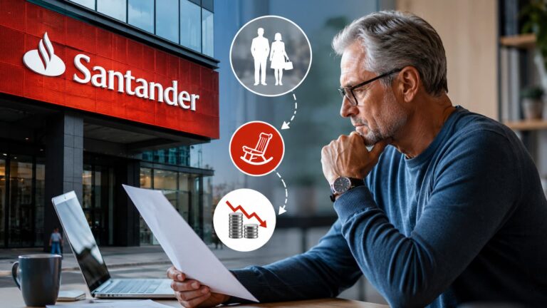 Santander negocia prejubilaciones desde los 50 años