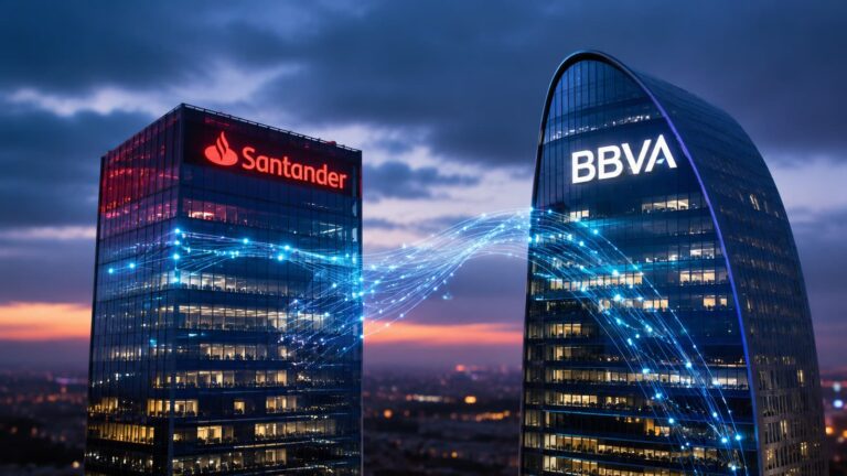 Santander y BBVA aceleran su carrera por la inteligencia artificial bancaria
