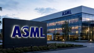 Sede de ASML compañía neerlandesa clave en la industria de semiconductores.