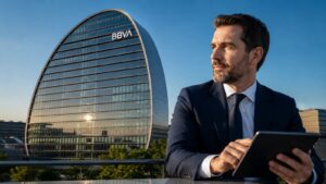 Sede de BBVA y claves de resultados para accionistas