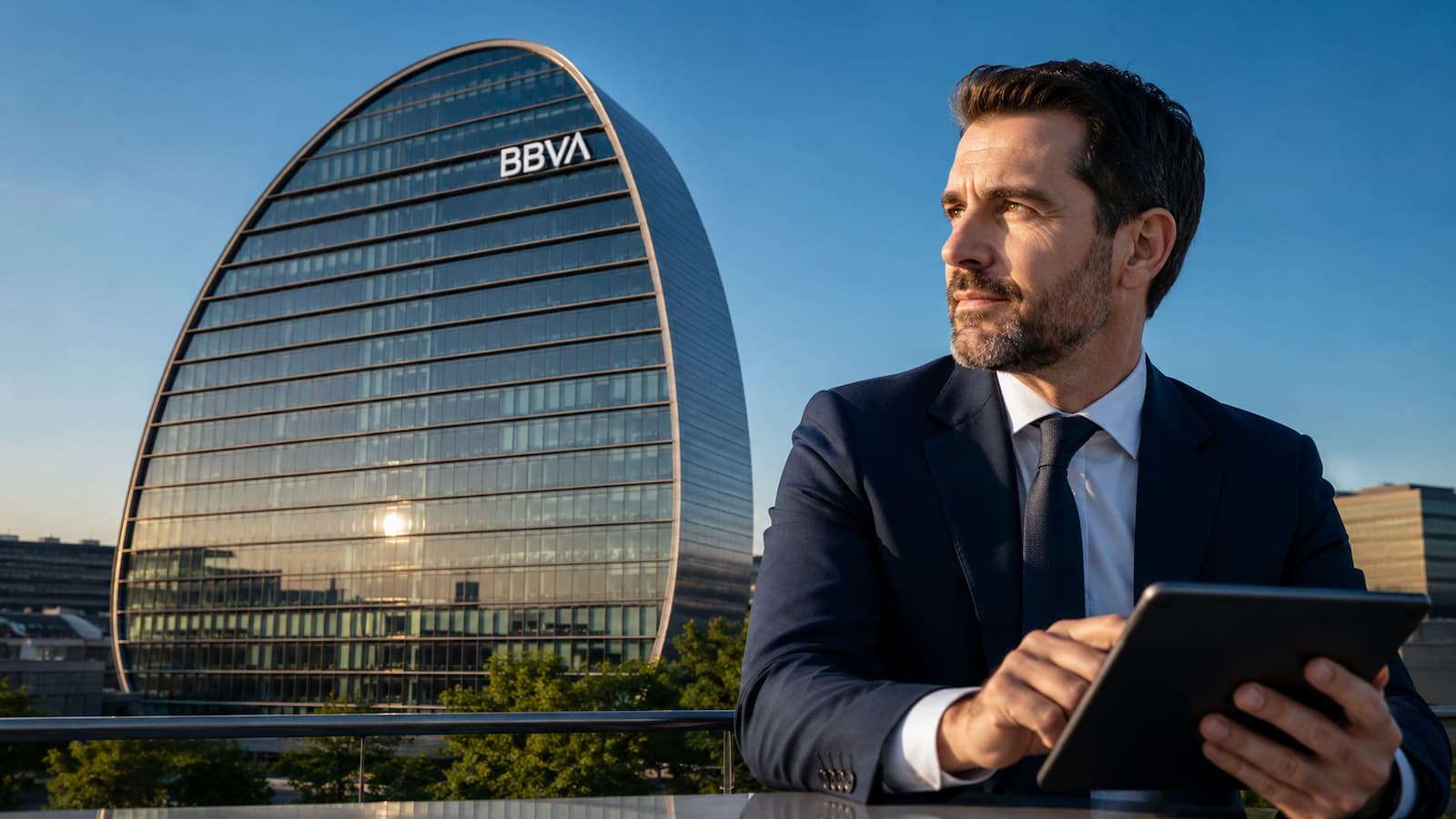 Sede de BBVA y claves de resultados para accionistas