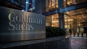 Sede de Goldman Sachs tras publicar resultados récord por actividad bursátil.