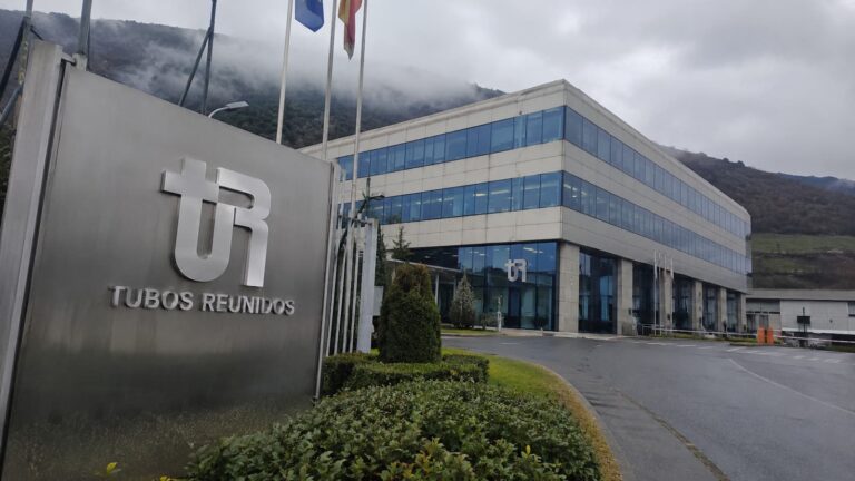 Sede de Tubos Reunidos en Amurrio en plena crisis financiera y judicial.