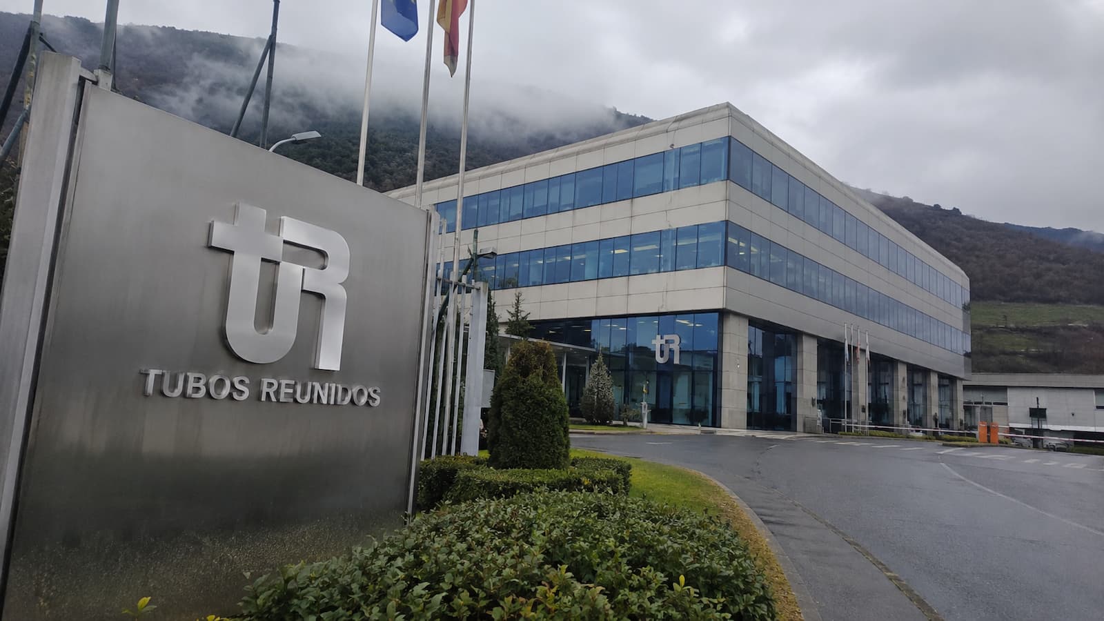 Sede de Tubos Reunidos en Amurrio en plena crisis financiera y judicial.
