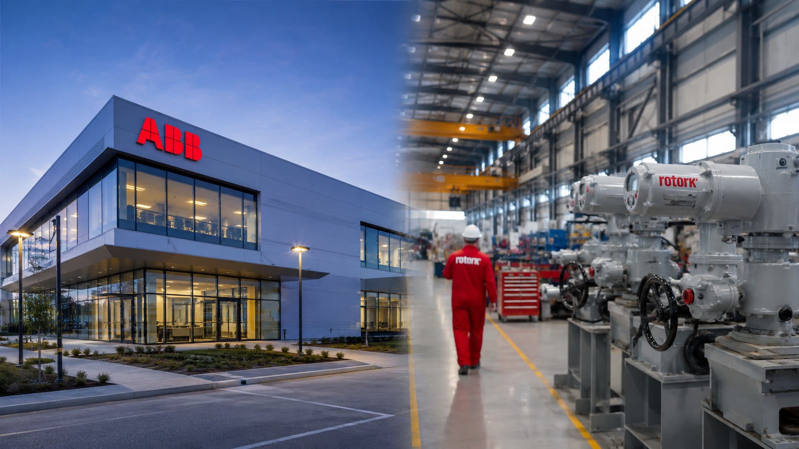 Sede e instalaciones industriales vinculadas a ABB y Rotork