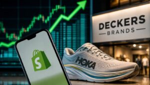 Shopify y Deckers suben en bolsa con IA y Hoka como claves