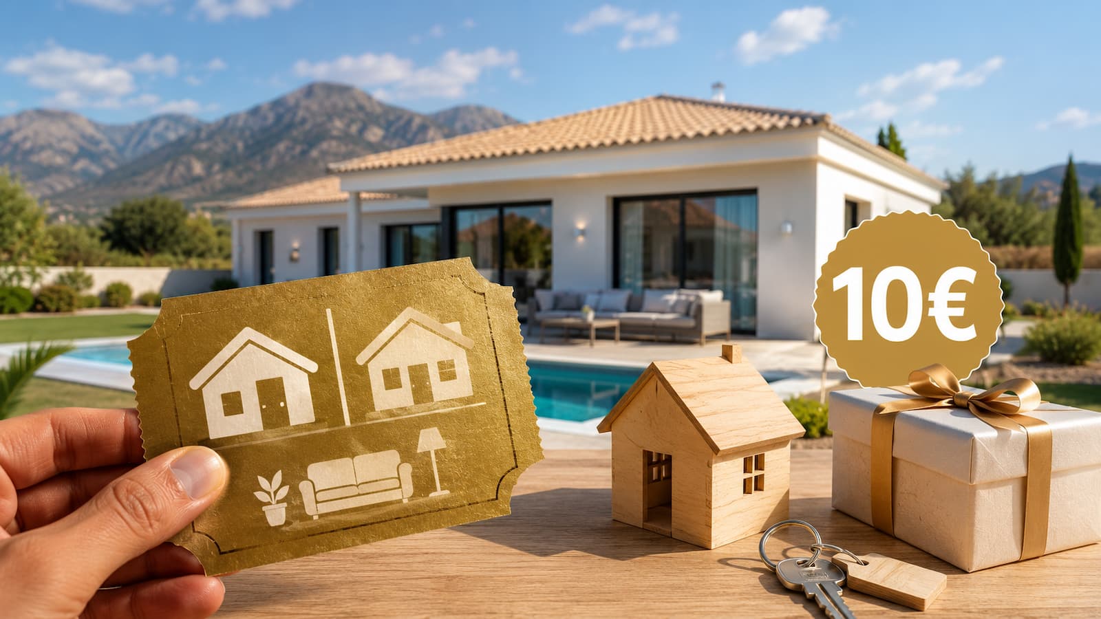 Sortean dos casas de 100 m² en Málaga por 10 euros