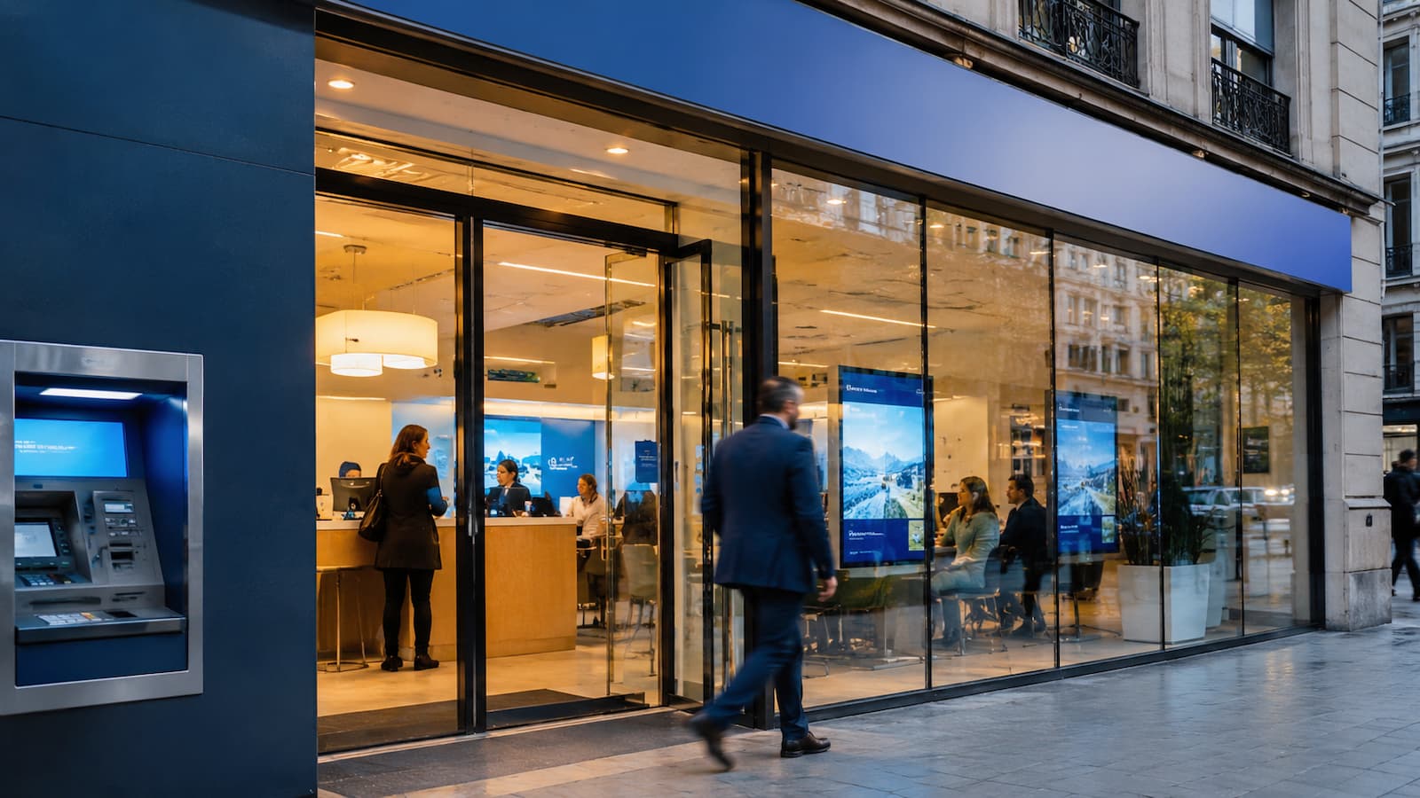 Sucursal bancaria en España ante la temporada de resultados del sector