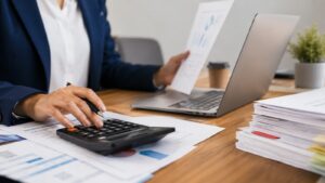 Tania muestra una nómina de 3.037 euros que cuesta 5.780