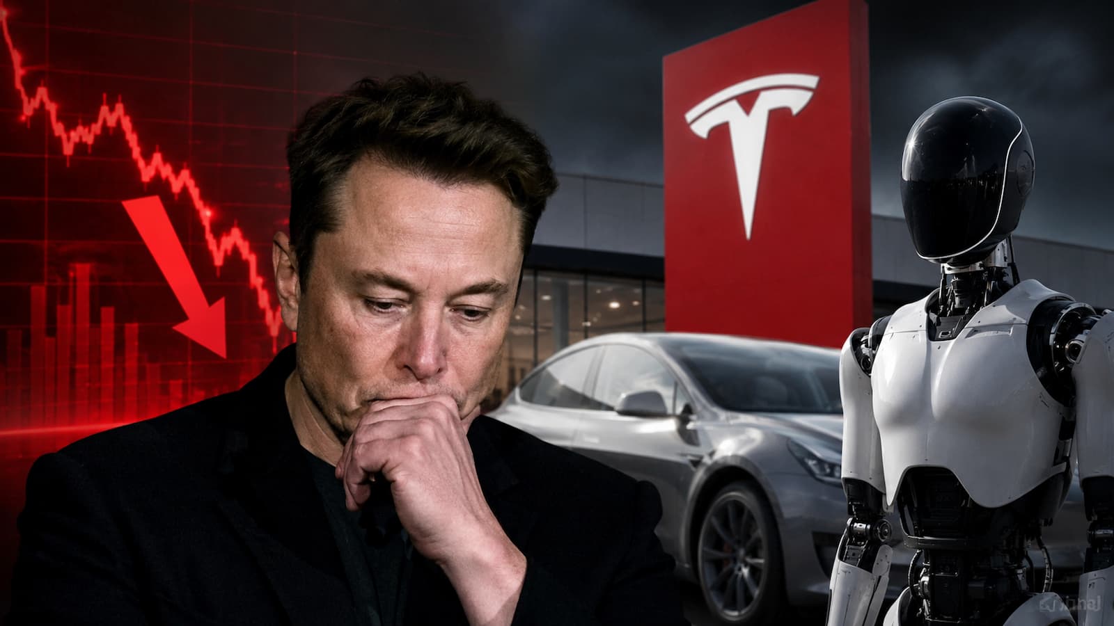 Tesla sufre en bolsa tras aumentar el gasto en IA y robots