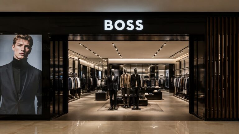 Tienda de Hugo Boss en plena batalla accionarial con Frasers
