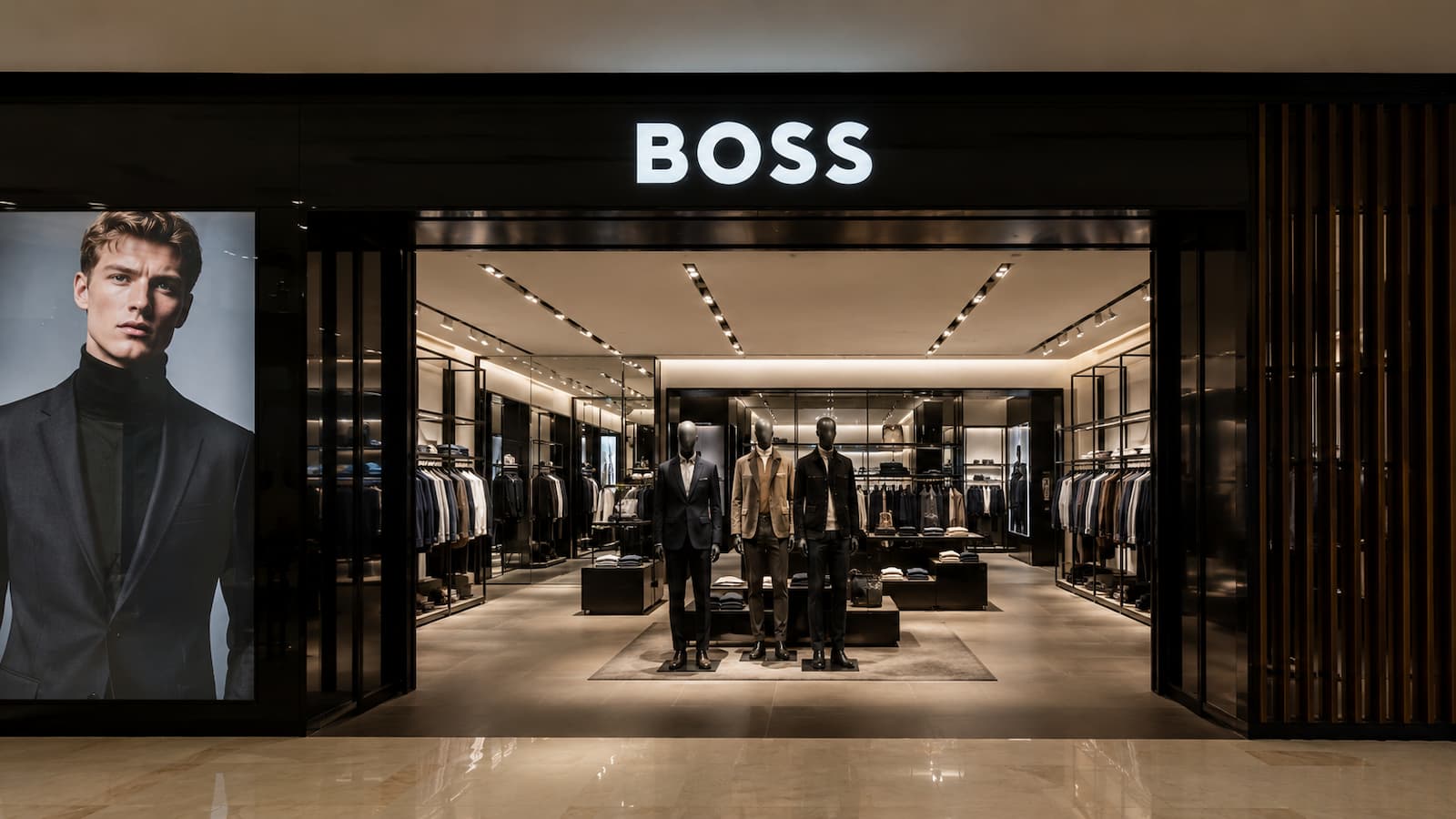 Tienda de Hugo Boss en plena batalla accionarial con Frasers