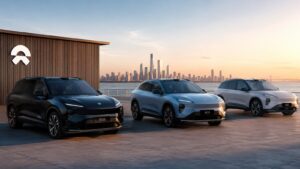 Vehículos eléctricos de Nio compañía china cotizada en Wall Street