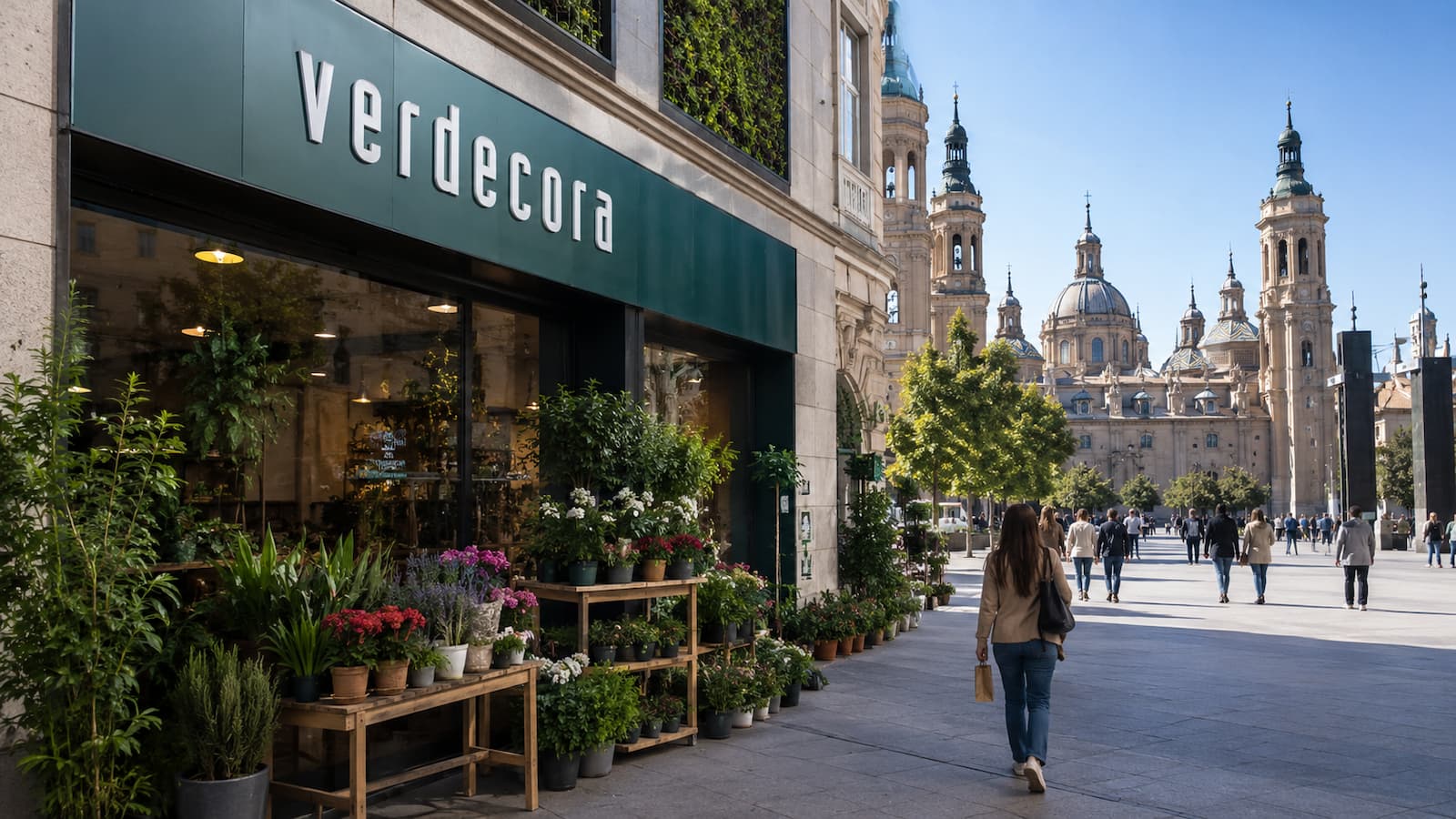 Verdecora prepara su llegada urbana al centro de Zaragoza.