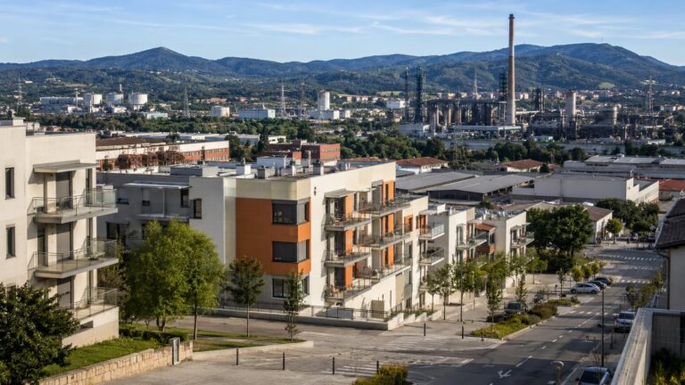 Viviendas en Martorell municipio industrial del Baix Llobregat.