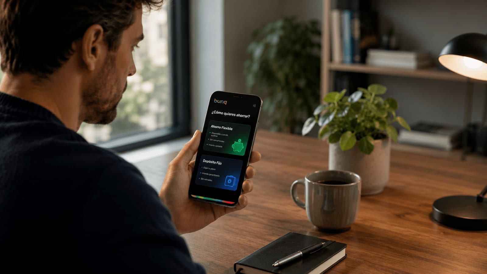 bunq enfrenta ahorro flexible y depósito fijo para captar ahorro en euros