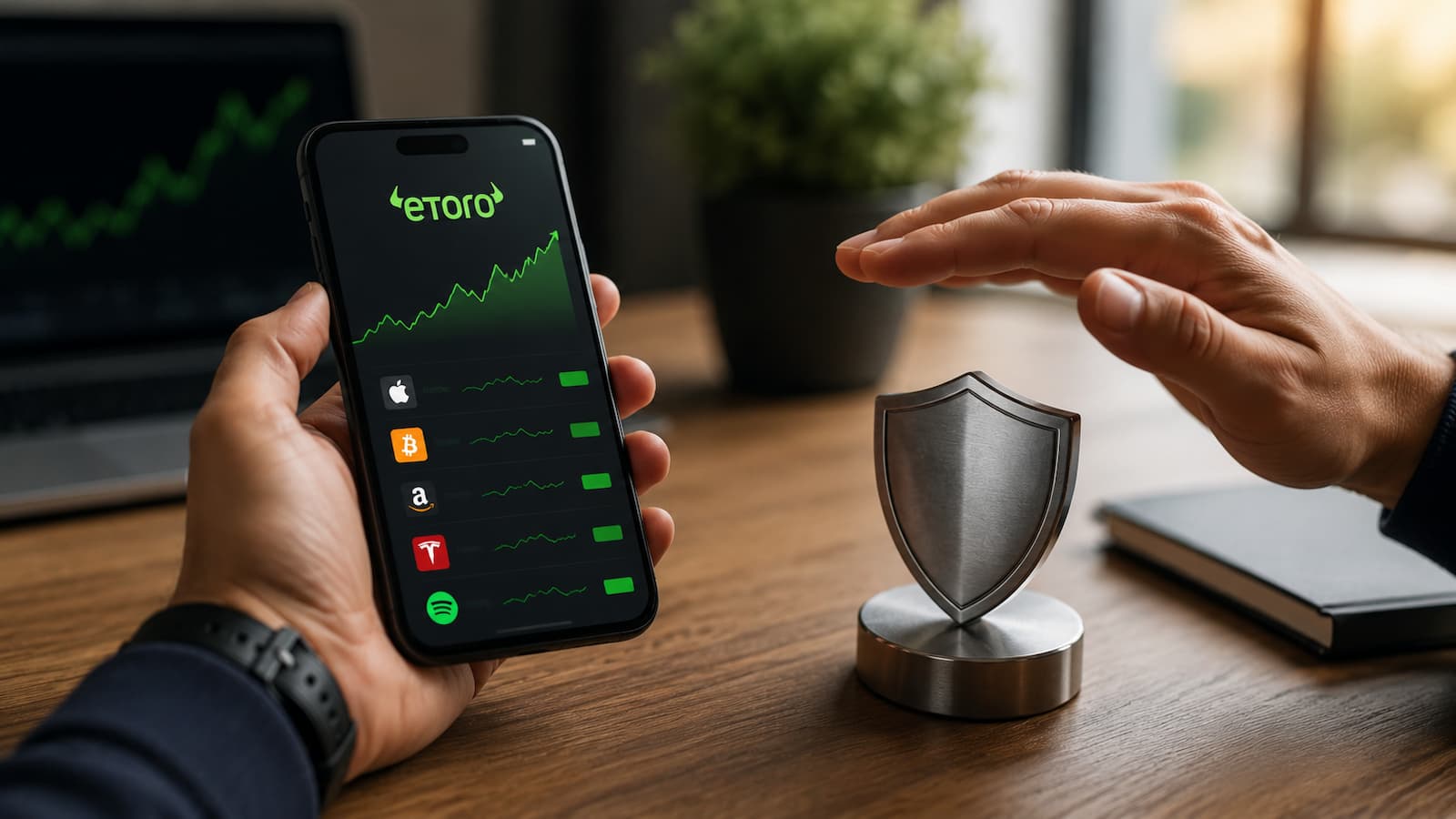 eToro ofrece una cartera con protección de capital condicionada al vencimiento.