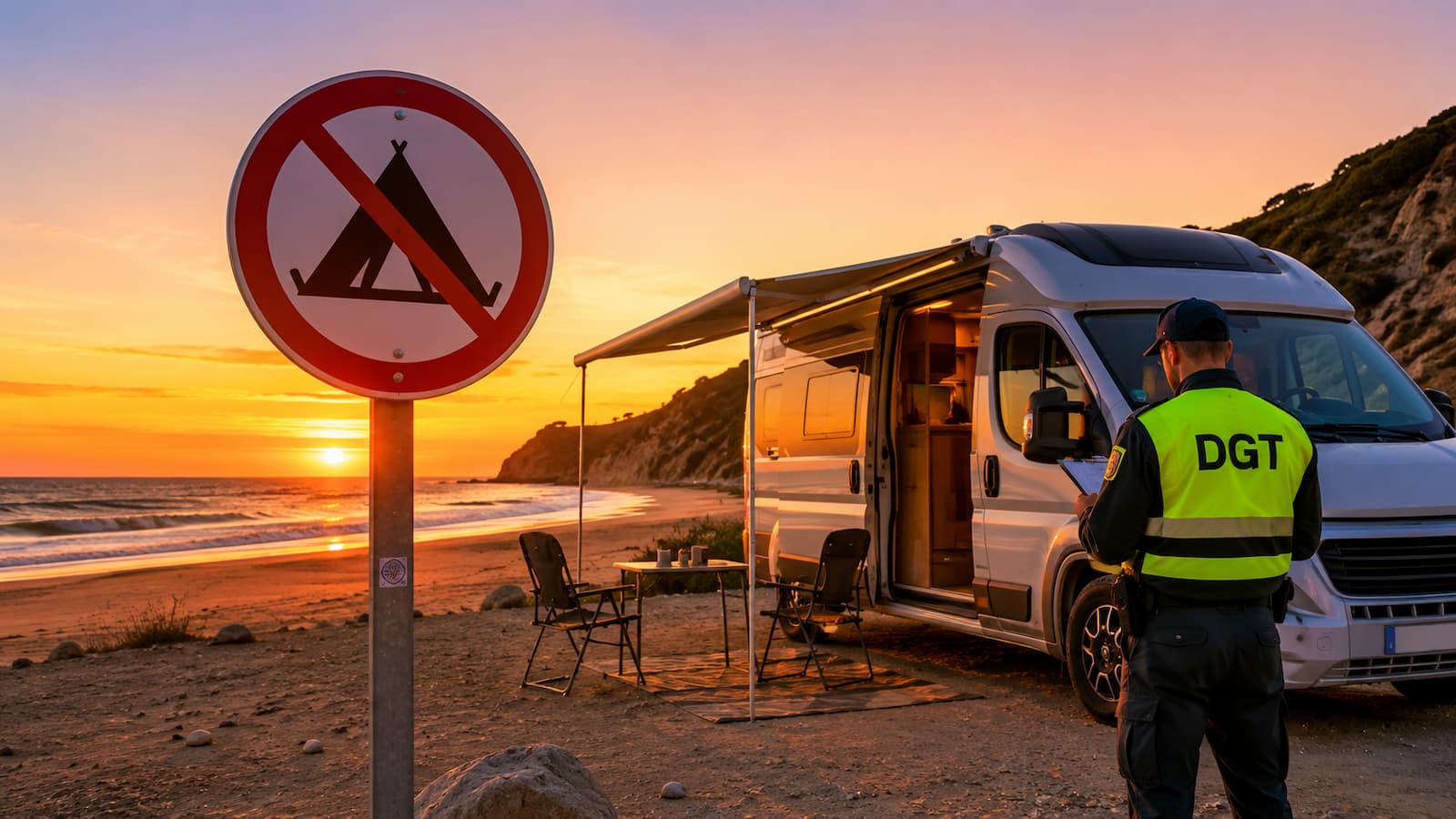 Acampar en playas puede costarte miles de euros en este verano.