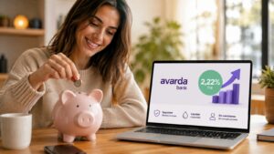 Avarda Bank ya aparece en Raisin con una cuenta de ahorro al 2,22% TAE.