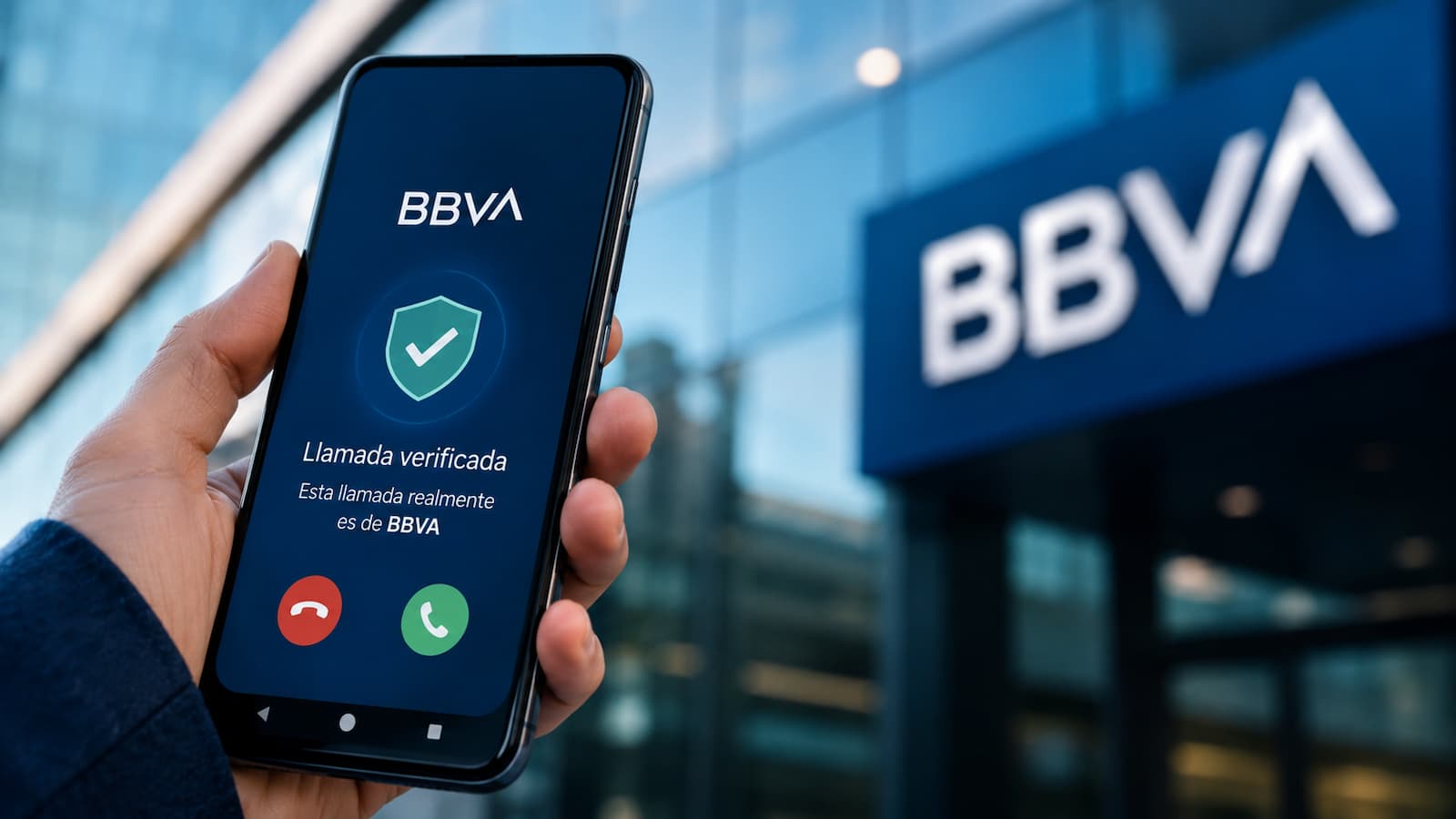 BBVA permite comprobar desde la app si una llamada es del banco.