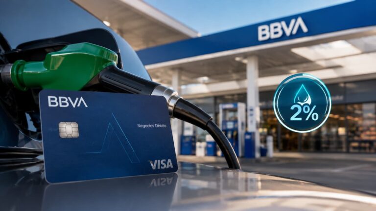 BBVA vuelve al descuento de hasta el 2% en carburante.