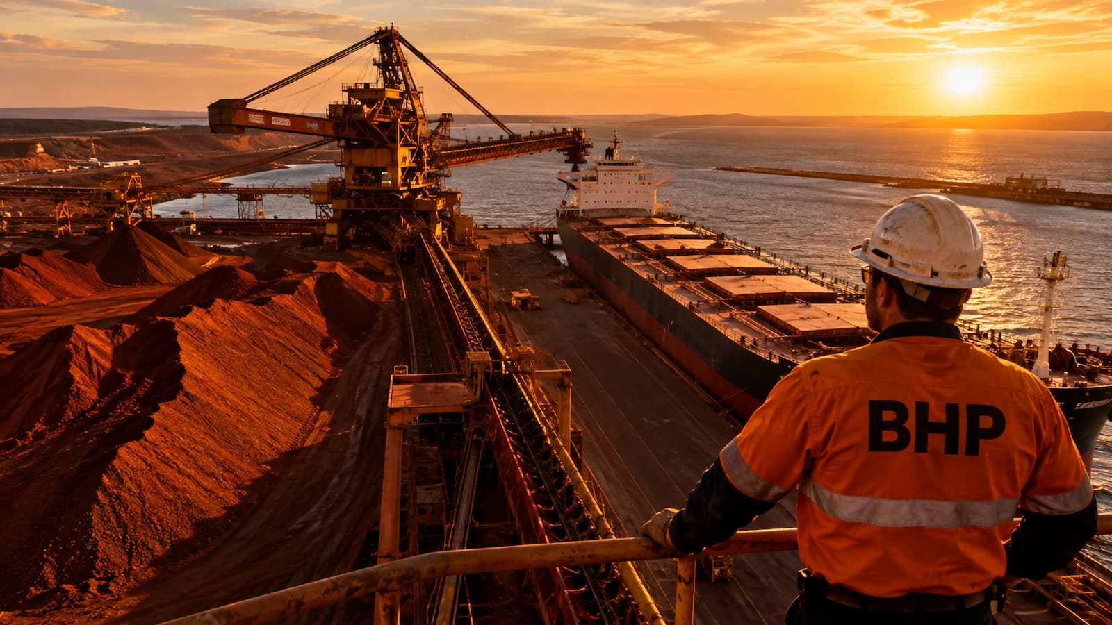 BHP sufre un plante histórico en Port Hedland.